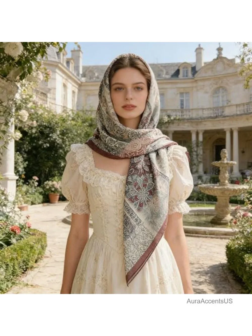 41 inch Large Square Scarf Fashion Scarf Headscarf Hair Wrap Polyester